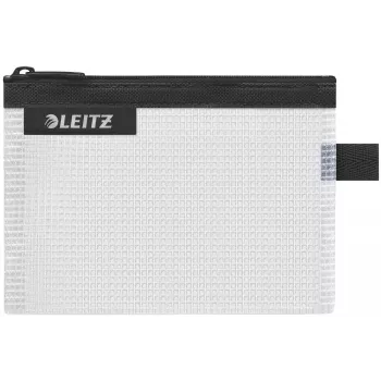 Leitz pochette da viaggio impermeabile WOW Small, unisex, borsa accessori, piccola, zip, impermeabile, nero