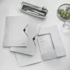 Leitz Cartella a 3 lembi WOW PP A4, cartella per presentazioni, A4, polipropilene (PP), bianco, verticale, 150 fogli