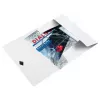 Leitz Cartella a 3 lembi WOW PP A4, cartella per presentazioni, A4, polipropilene (PP), bianco, verticale, 150 fogli