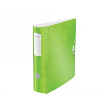 Leitz Raccoglitore a leva Active PP WOW A4/80 mm, A4, polyfoam, verde, 500 fogli, 80 g/m², 8,2 cm