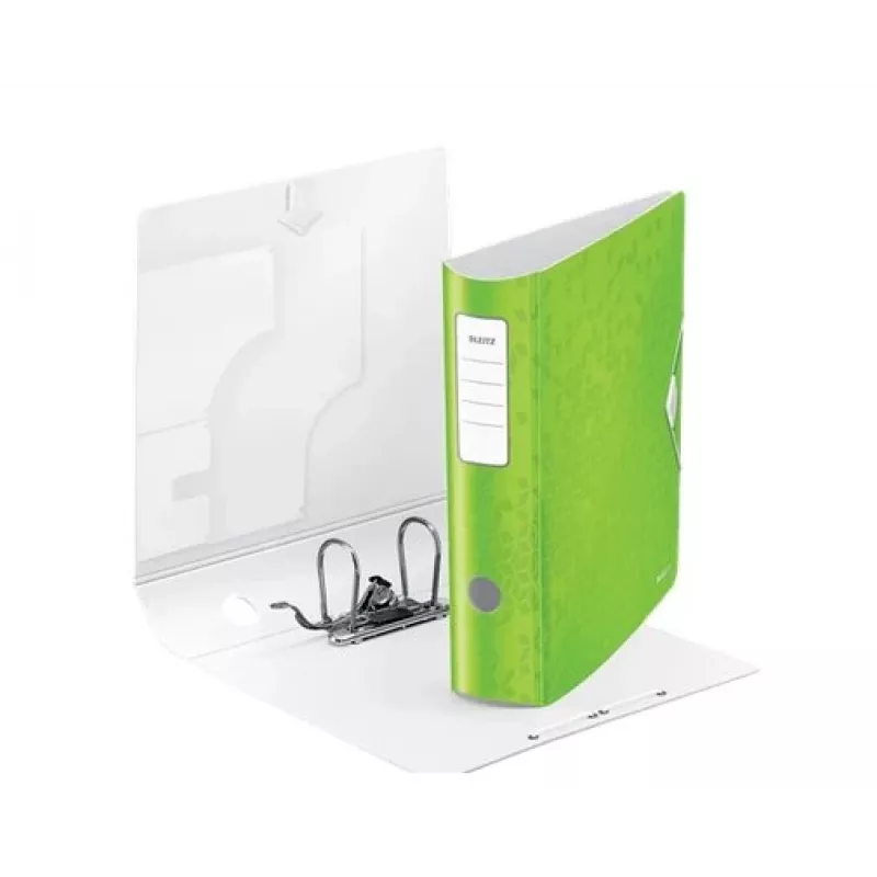 Leitz Raccoglitore a leva Active PP WOW A4/80 mm, A4, polyfoam, verde, 500 fogli, 80 g/m², 8,2 cm