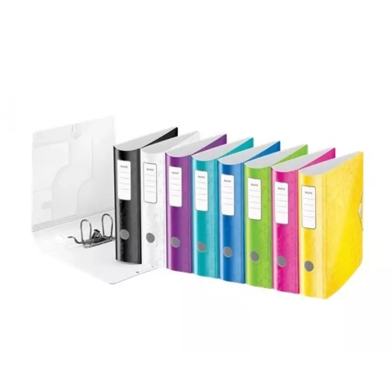 Leitz Raccoglitore a leva Active PP WOW A4/80 mm, A4, polyfoam, verde, 500 fogli, 80 g/m², 8,2 cm