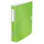 Leitz Raccoglitore a leva Active PP WOW A4/65 mm, A4, anello a D, archiviazione, polyfoam, verde, 350 fogli