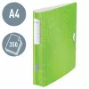 Leitz Raccoglitore a leva Active PP WOW A4/65 mm, A4, anello a D, archiviazione, polyfoam, verde, 350 fogli