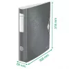 Leitz Raccoglitore a leva Active PP WOW A4/65 mm, A4, anello a D, archiviazione, polyfoam, verde, 350 fogli