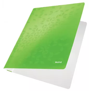 Leitz Cartella piatta cartone/cartoncino WOW A4, cartella tradizionale, A4, cartone, verde, verticale, 250 fogli