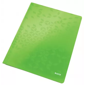 Leitz Cartella piatta cartone/cartoncino WOW A4, cartella tradizionale, A4, cartone, verde, verticale, 250 fogli