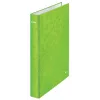 Leitz Raccoglitore ad anelli WOW laminato A4+ 2DR/25mm, A4+, anello a D, cartone, verde, 250 fogli, 80 g/m²