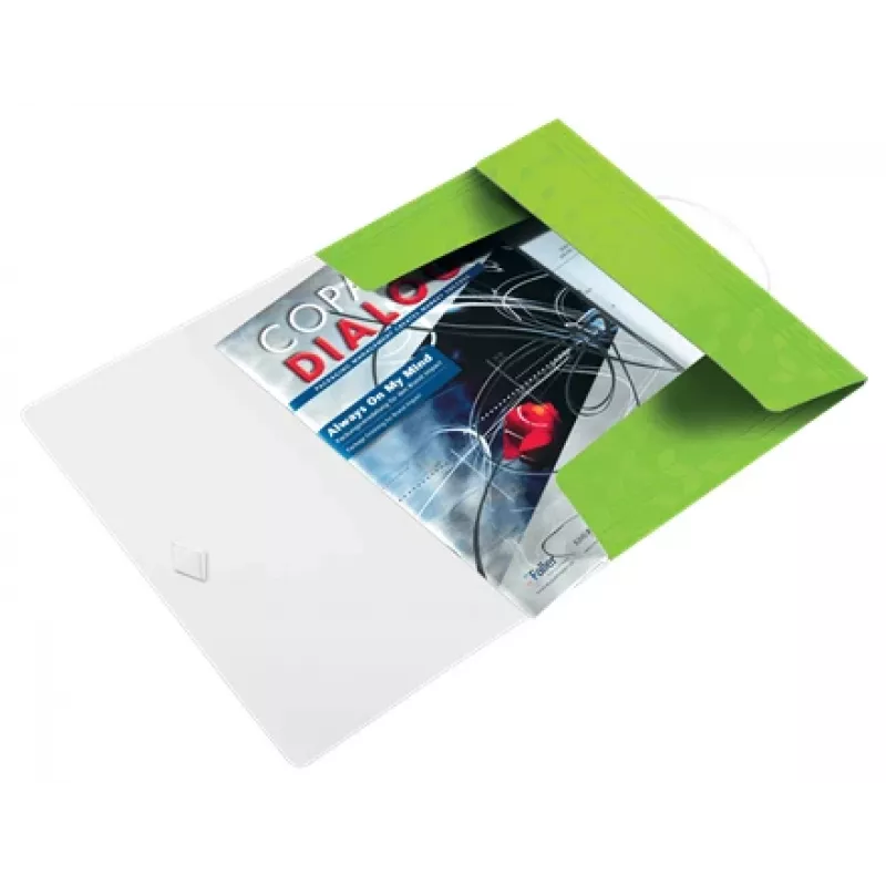 Leitz Cartella a 3 lembi WOW PP A4, A4, polipropilene (PP), verde, verticale, 150 fogli, 80 g/m²