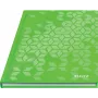 Leitz Quaderno WOW A5 a quadretti con copertina rigida, fantasia, verde, A5, 80 fogli, 80 g/m², a quadretti