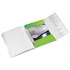 Leitz Cartella con separatori WOW PP, 12 scomparti, A4, polipropilene (PP), verde, 200 fogli, 80 g/m², 265 mm