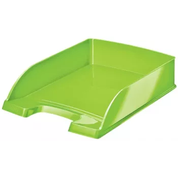 Leitz Vassoio portadocumenti WOW, plastica, verde, A4, 242 x 330 x 60 mm, 255 mm, 70 mm