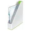 Leitz Raccoglitore per riviste WOW Dual Colour, verde, bianco, plastica, A4, 73 mm, 318 mm, 272 mm
