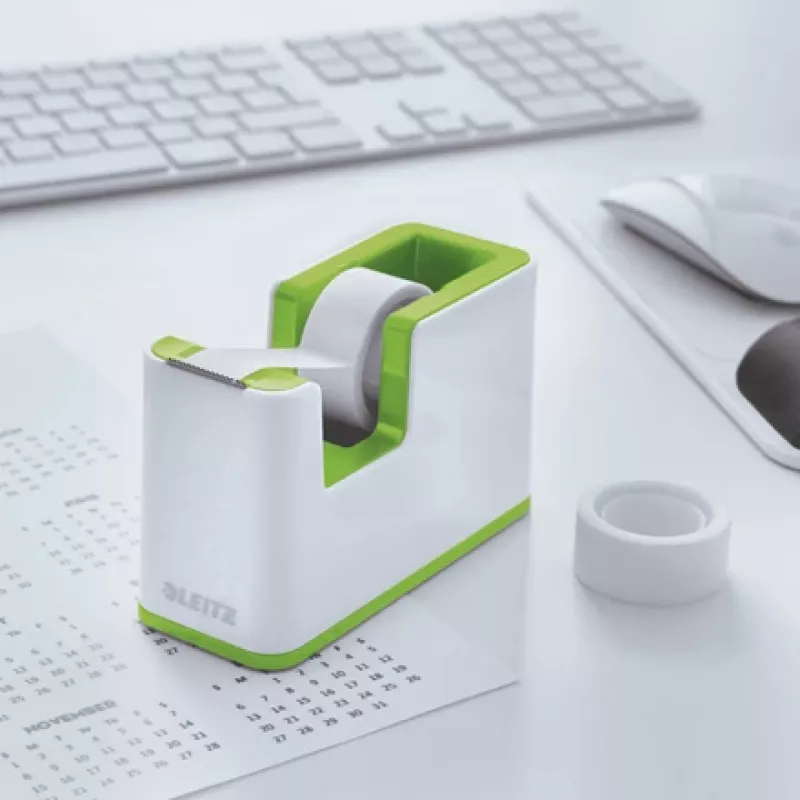 Leitz WOW Tagliacarta, 1,9 cm, 33 m, polistirene (PS), verde, bianco, 51 mm, 126 mm