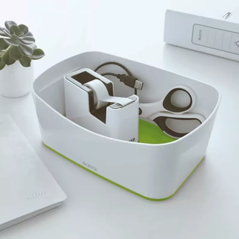 Leitz WOW Tagliacarta, 1,9 cm, 33 m, polistirene (PS), verde, bianco, 51 mm, 126 mm