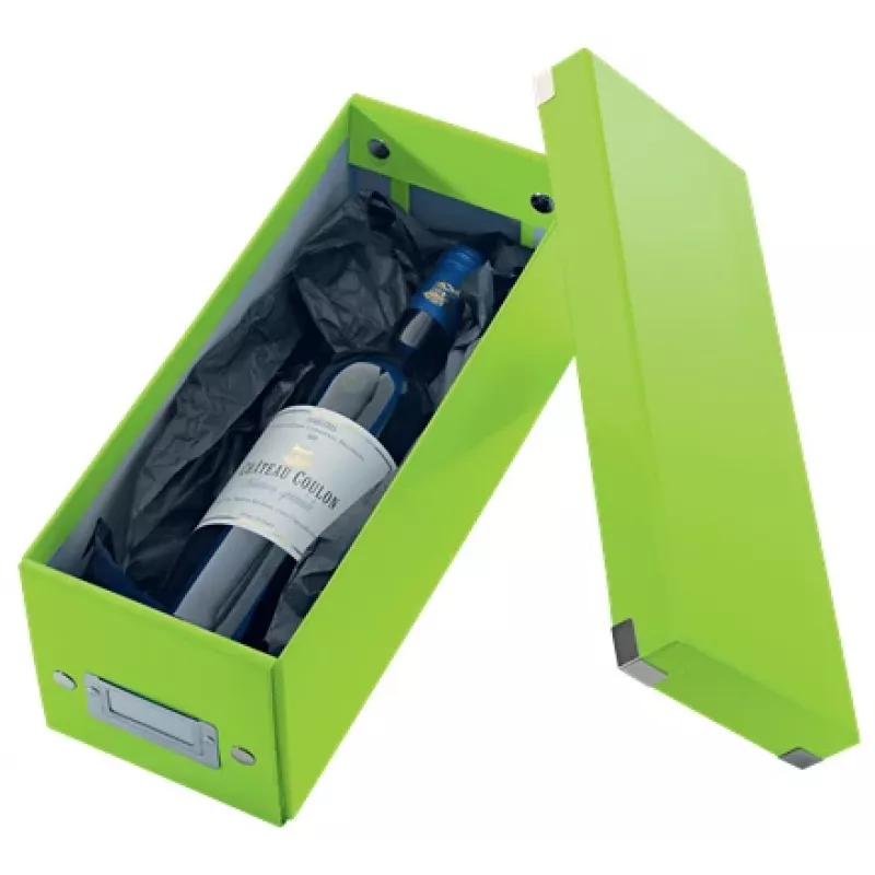 Leitz Click & Store WOW Scatola portacd, verde, cartone, 143 mm, 352 mm, 136 mm, 440 g