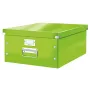 Leitz Click & Store WOW Scatola portadocumenti grande, verde, cartone, 369 mm, 482 mm, 200 mm