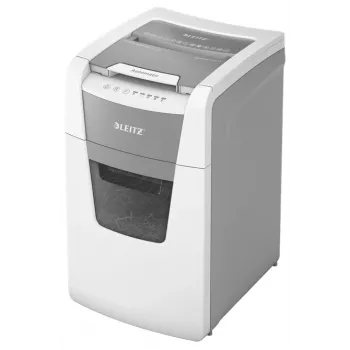 Leitz IQ Autofeed Office 150 Distruggidocumenti automatico P5, taglio micro, 22 cm, 2 x 15 mm, 44 L, 500 fogli, 55 dB