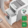 Leitz IQ Autofeed Office 150 Distruggidocumenti automatico P5, taglio micro, 22 cm, 2 x 15 mm, 44 L, 500 fogli, 55 dB