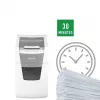 Leitz IQ Autofeed Office 150 Distruggidocumenti automatico P5, taglio micro, 22 cm, 2 x 15 mm, 44 L, 500 fogli, 55 dB