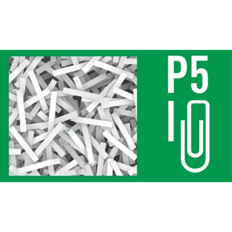 Leitz IQ Autofeed Office 300 Distruggidocumenti P5, taglio micro, 22 cm, 2 x 15 mm, 60 L, 700 fogli, 55 dB