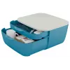 Leitz Cosy Cassettiera, 2 cassetti, polistirene (PS), blu, bianco, 1 pz., 251 mm, 143 mm