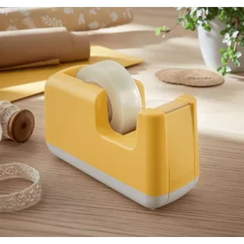 Leitz Cosy Tagliacarta da tavolo, 1,9 cm, 33 m, acrilonitrile-butadiene-stirene (ABS), giallo, 75 mm, 56 mm