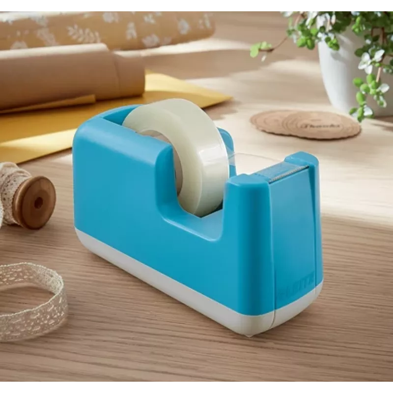 Leitz Cosy Tagliacarta da tavolo, 1,9 cm, 33 m, acrilonitrile-butadiene-stirene (ABS), blu, 75 mm, 56 mm