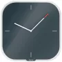 Leitz Cosy Orologio da parete in vetro Silent, quadrato, nero, 300 mm, 300 mm, 40 mm, 1,6 kg