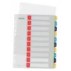Leitz Cosy Indice numerico 1-10 stampabile, PP, indice numerico con linguette, polipropilene (PP), verticale, A4 Maxi, 245 mm, 305 mm