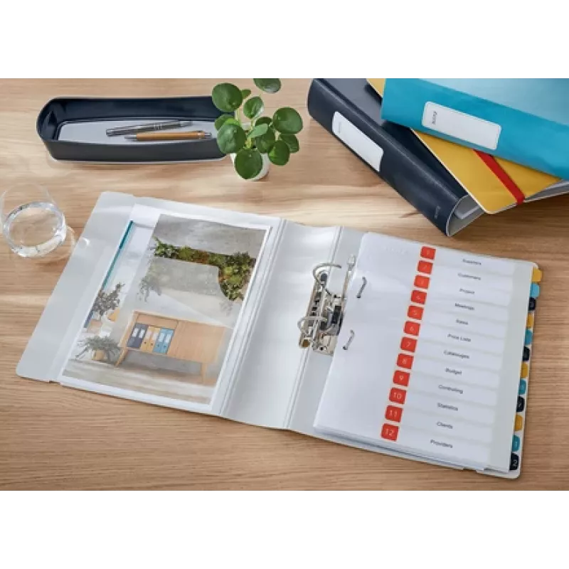 Leitz 180° Active Cosy Raccoglitore 80 mm, A4, polyfoam, giallo, 500 fogli, 80 g/m², 8,2 cm