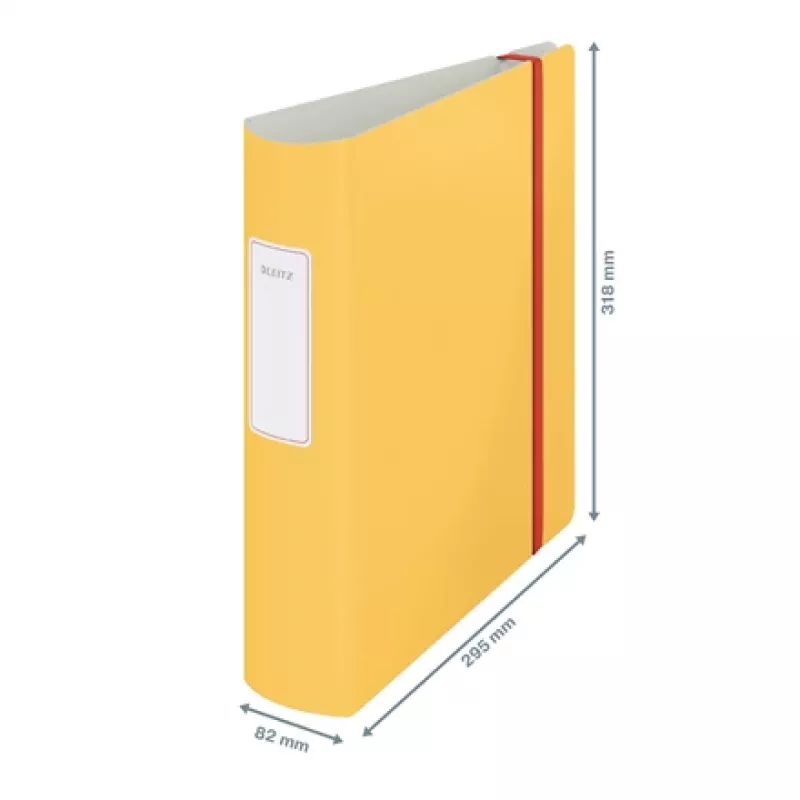 Leitz 180° Active Cosy Raccoglitore 80 mm, A4, polyfoam, giallo, 500 fogli, 80 g/m², 8,2 cm