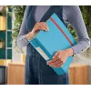 Leitz 180° Active Cosy Raccoglitore 80 mm, A4, polyfoam, blu, 500 fogli, 80 g/m², 8,2 cm