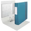 Leitz 180° Active Cosy Raccoglitore 80 mm, A4, polyfoam, blu, 500 fogli, 80 g/m², 8,2 cm