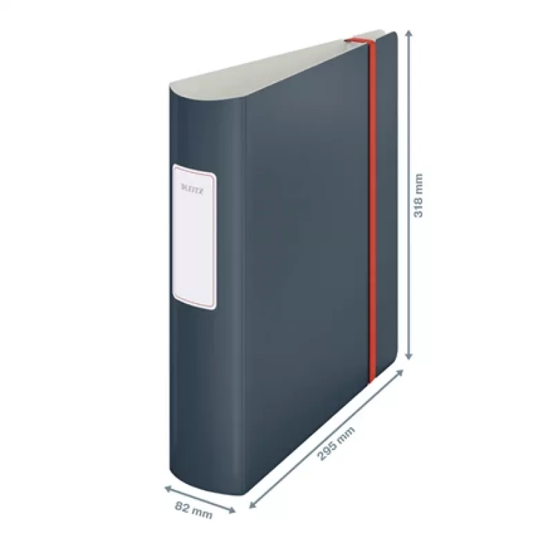 Leitz 180° Active Cosy Raccoglitore 80mm, A4, polyfoam, nero, 500 fogli, 80 g/m², 8,2 cm