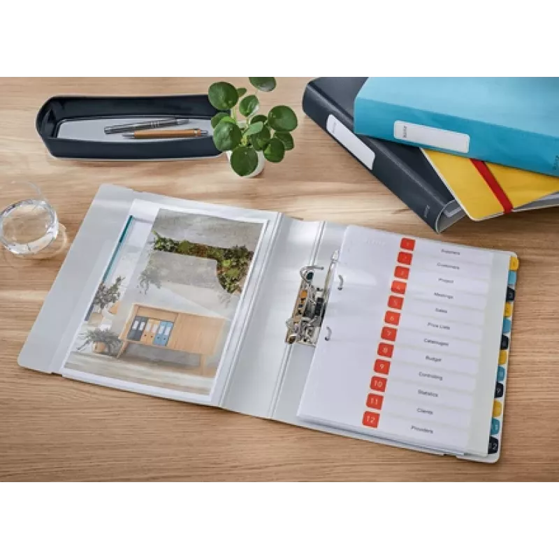 Leitz 180° Active Cosy Raccoglitore 60mm, A4, polyfoam, giallo, 350 fogli, 80 g/m², 6,5 cm
