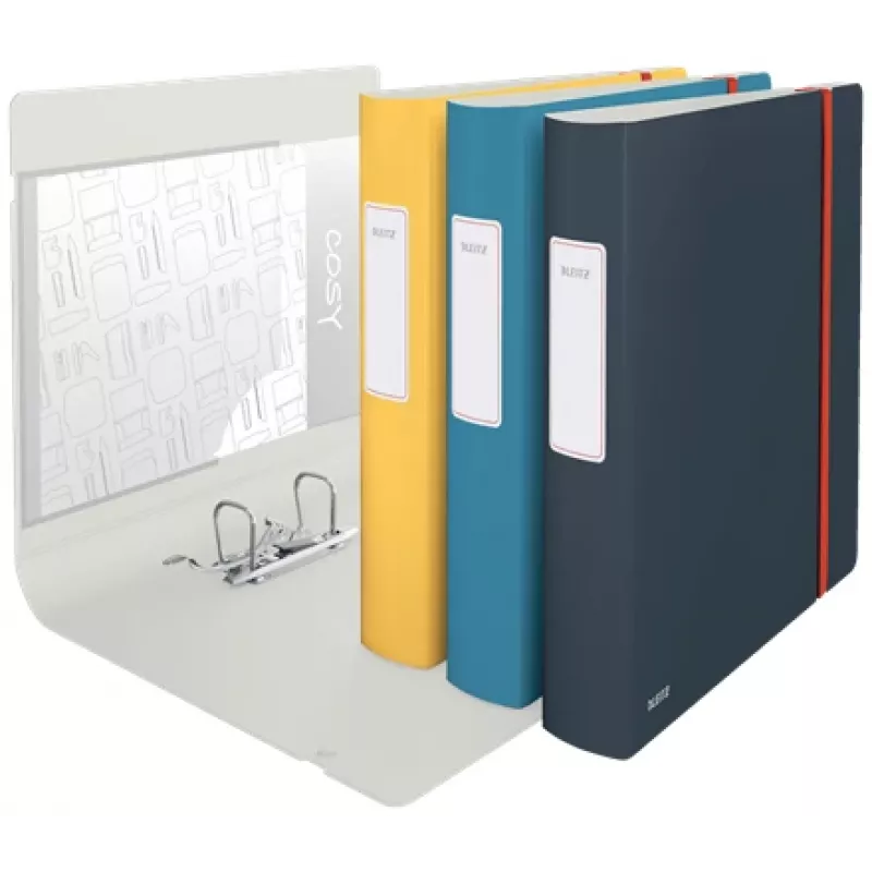 Leitz 180° Active Cosy Raccoglitore 60mm, A4, polyfoam, giallo, 350 fogli, 80 g/m², 6,5 cm