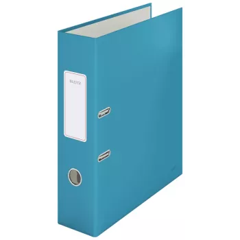 Leitz 180° Cosy raccoglitore a leva Soft Touch 80mm, A4, cartone, blu, superficie strutturata, 600 fogli, 80 g/m²