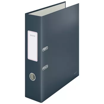 Leitz 180° Cosy raccoglitore a leva Soft Touch 80 mm, A4, cartone, nero, superficie strutturata, 600 fogli, 80 g/m²