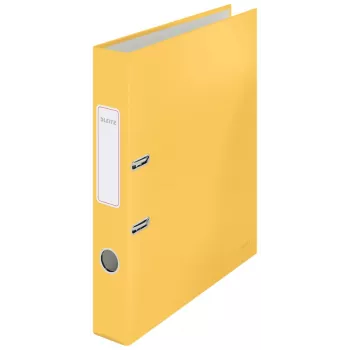 Leitz 180° Cosy raccoglitore Soft Touch 50mm, A4, cartone, giallo, superficie strutturata, 350 fogli, 80 g/m²