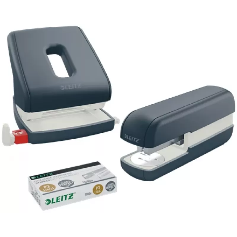 Leitz Cosy cucitrice 30 fogli, 30 fogli, nero, punto standard, 24/6, metallo, plastica, 80 g/m²