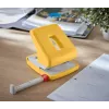 Leitz Cosy perforatrice 2 fori 30 fogli, giallo, plastica, 8 cm, 5,5 mm, A4
