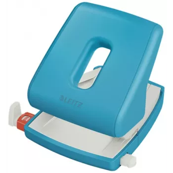 Leitz Cosy perforatrice 2 fori 30 fogli, 30 fogli, blu, plastica, 8 cm, 5,5 mm, A4
