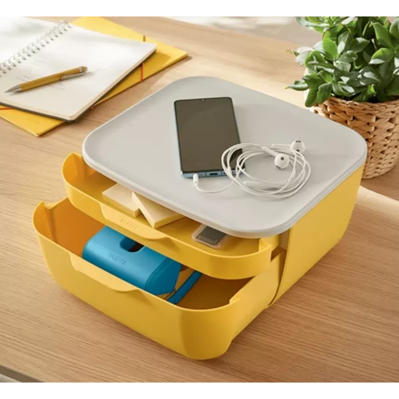 Leitz Cosy perforatrice 2 fori 30 fogli, 30 fogli, blu, plastica, 8 cm, 5,5 mm, A4