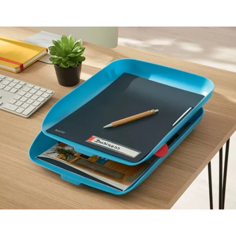 Leitz Cosy Privacy Folder, cartella portadocumenti classica, A4, polipropilene (PP), nero, opaco, verticale