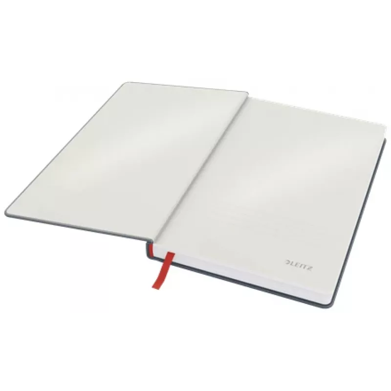 Leitz Cosy quaderno Soft Touch a quadretti con copertina rigida, monocromatico, nero, A5, 80 fogli, opaco, 100 g/m²