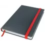 Leitz Cosy quaderno Soft Touch a righe con copertina rigida, tinta unita, nero, A5, 80 fogli, opaco, 100 g/m²