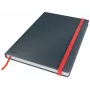 Leitz Cosy quaderno Soft Touch a quadretti con copertina rigida, monocromatico, nero, B5, 80 fogli, opaco, 100 g/m²