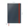 Leitz Cosy quaderno Soft Touch a quadretti con copertina rigida, monocromatico, nero, B5, 80 fogli, opaco, 100 g/m²