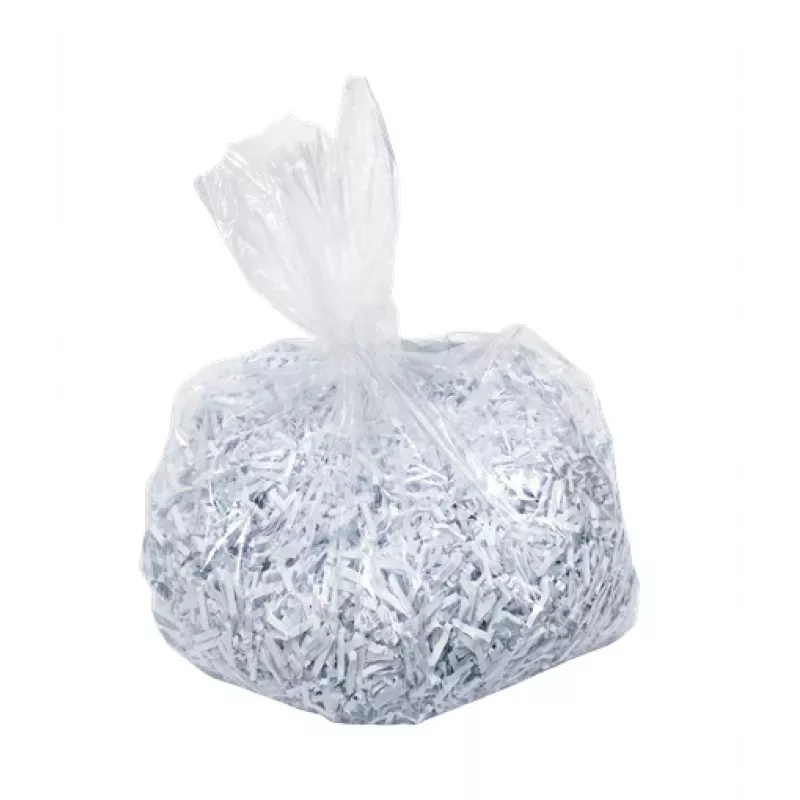 Leitz IQ Autofeed sacchetti in plastica per distruggidocumenti confezione da 20, sacchetti, 175 L, trasparente, 300 mm, 1 mm, 500 mm